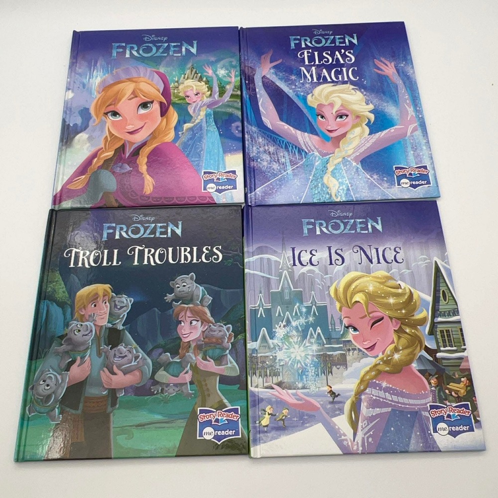 Disney Frozen Me‎ Reader Books and Princess Treasury of Royal Tales Lot of 5